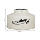 Caixa d'água 500 Litros Água Limpa Acqualimp com Filtro e Boia