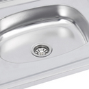 Pia de Cozinha Aço Inox 120cm Ghel Plus